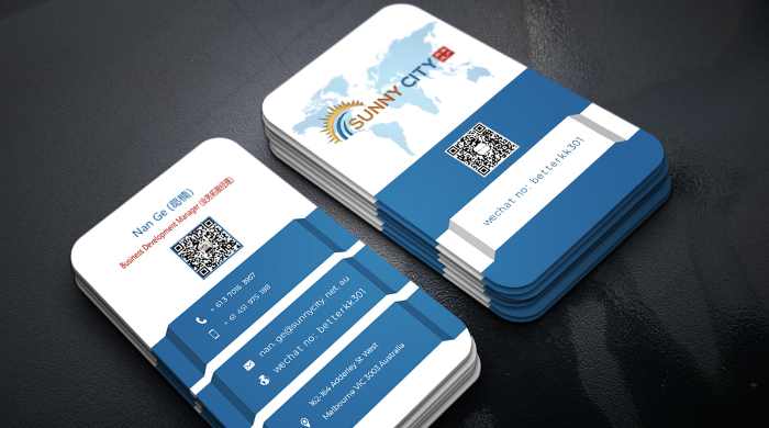 I will design professional business card design