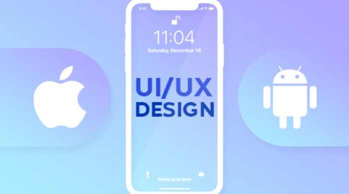 design interactive mobile app UI UX android and iphone